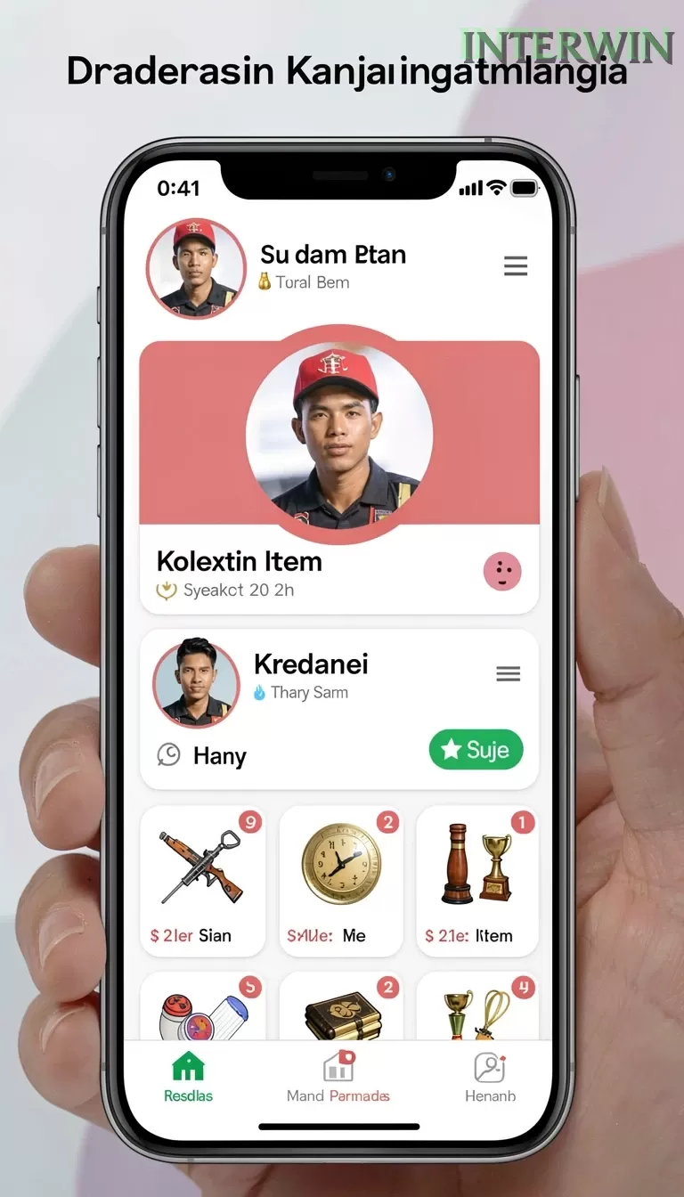 Cuplikan layar VV62 — menu navigasi